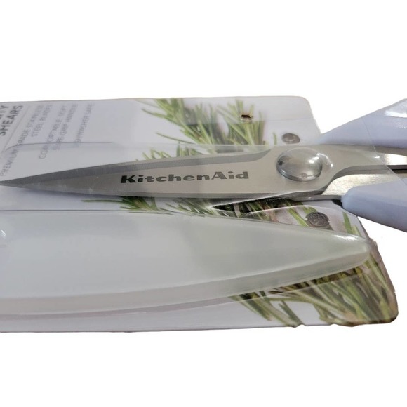NEW KitchenAid All Purpose Kitchen Shears in Lavender Cream color - Picture 2 of 3